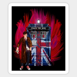 British Time lord Sticker